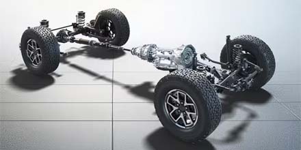 rock-trac heavy-duty part-time 4x4 system