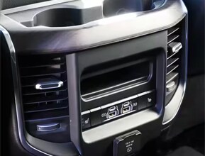 center console and charging station