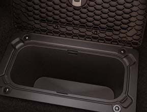 spacioussecure in-floor ram bins