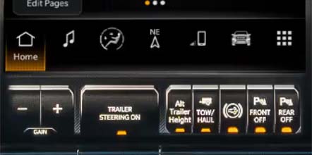 integrated towing hardware