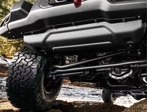 electronic sway bar disconnectand rock rails