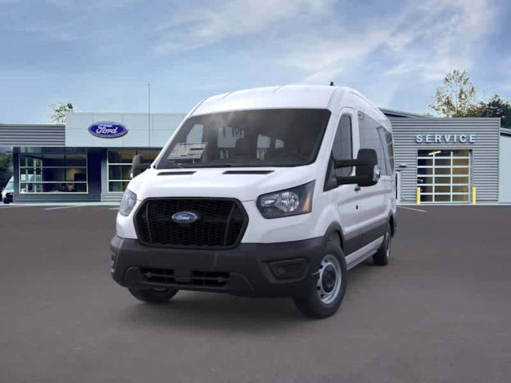 New 2025 Ford Transit Passenger Wagon XL T-350 148 Med Roof RWD