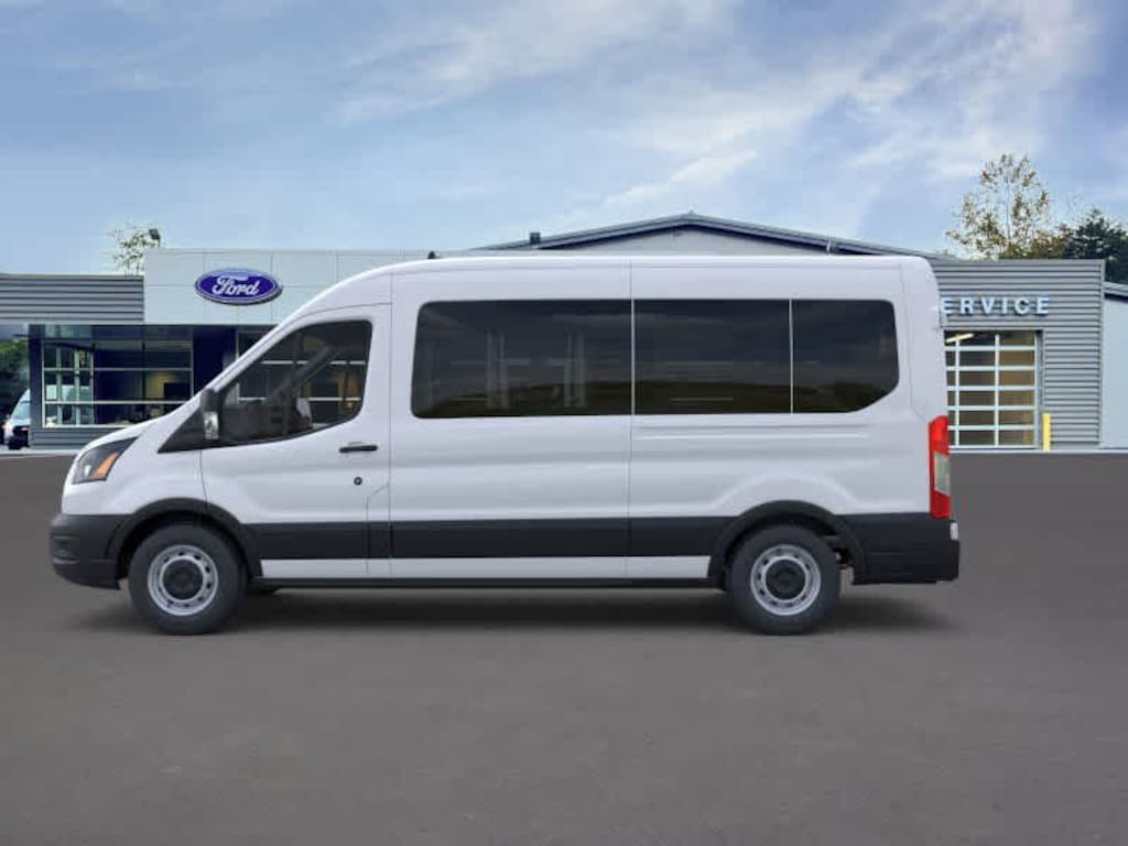 New 2025 Ford Transit Passenger Wagon XL T-350 148 Med Roof RWD