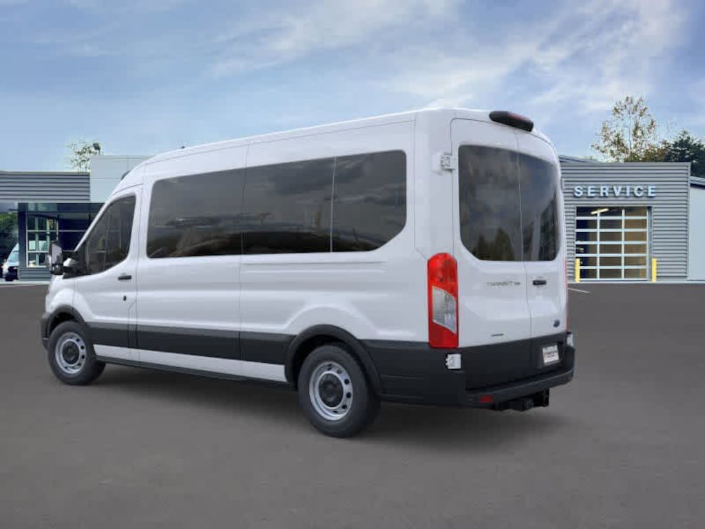 New 2025 Ford Transit Passenger Wagon XL T-350 148 Med Roof RWD