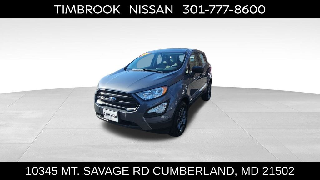 Certified 2018 Ford EcoSport S SUV