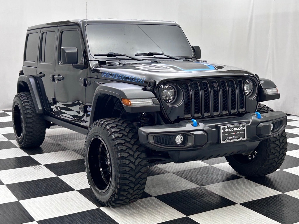 Used 2022 Jeep Wrangler Unlimited Rubicon 4XE with VIN 1C4JJXR62NW178854 for sale in Portland, OR