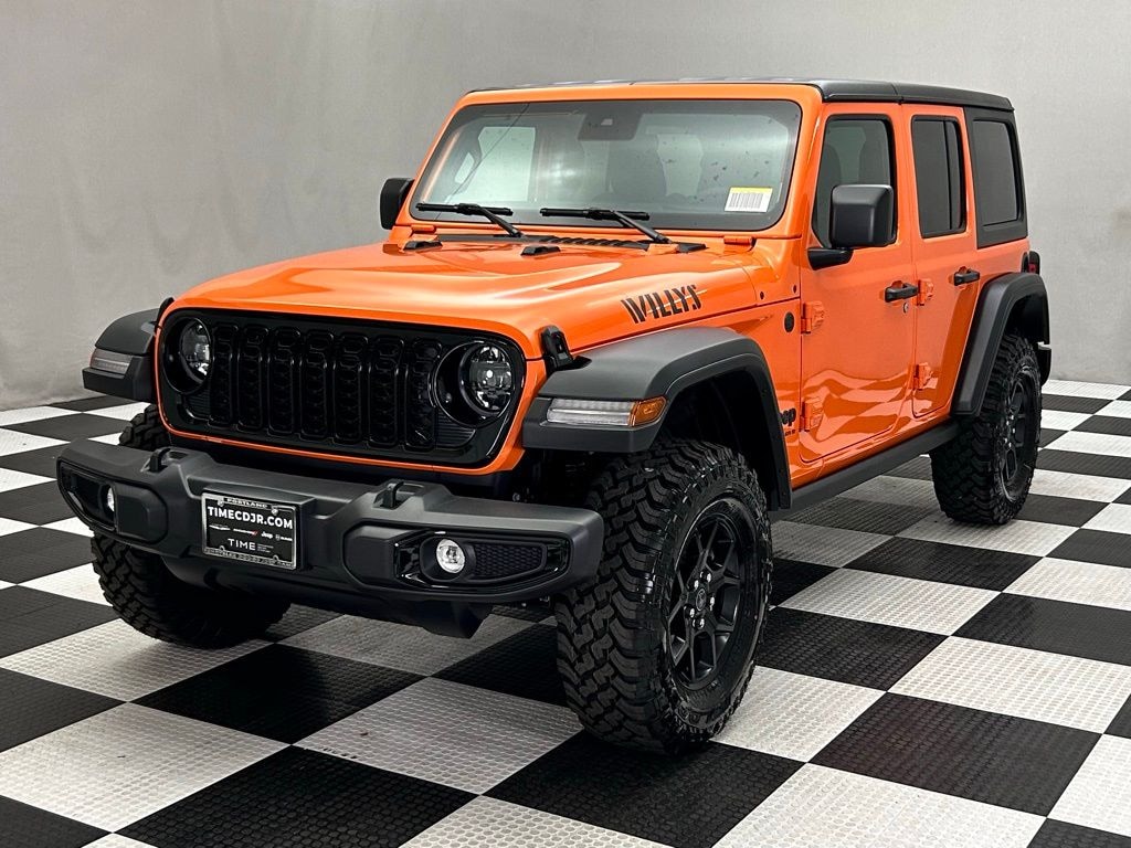 New 2025 Jeep Wrangler Willys Sport Utility