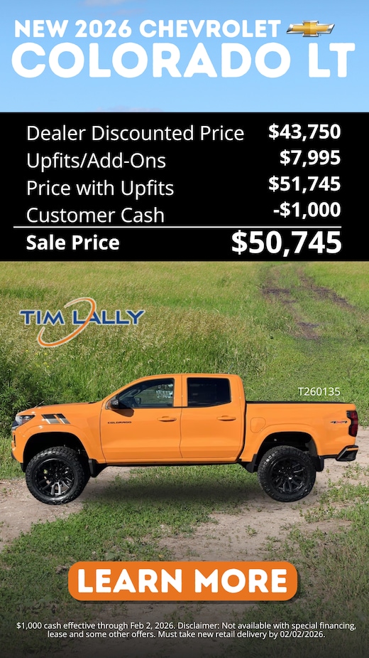 New Chevrolet Specials in Warrensville Heights | Tim Lally Chevrolet