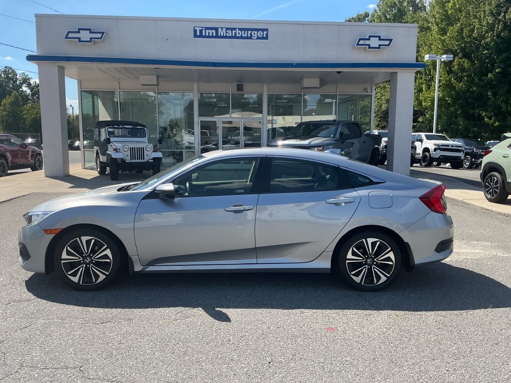Used 2018 Honda Civic EX-L with VIN JHMFC1F72JX043175 for sale in Kannapolis, NC