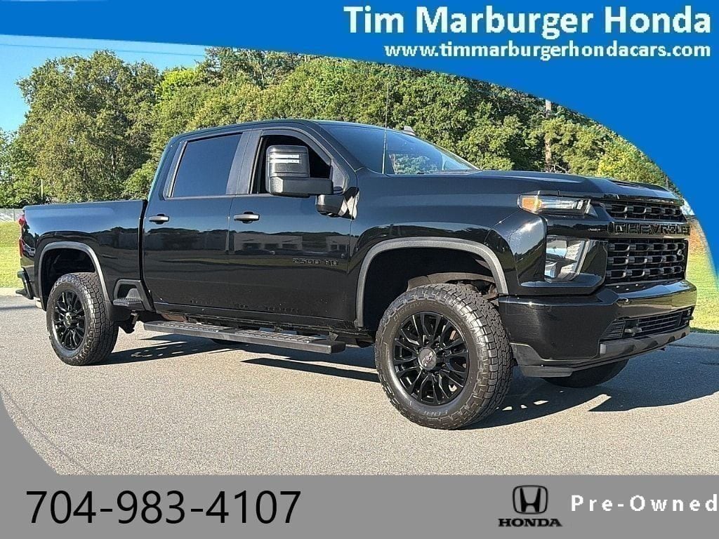 Black 2021 Chevrolet Silverado 2500HD Pickup Truck Four-Wheel Drive 6-Speed Automatic