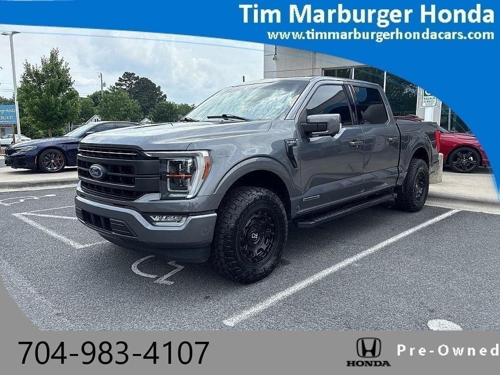 Gray Metallic 2021 Ford F-150 Pickup Truck 4X2 Automatic