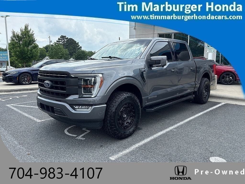Gray Metallic 2021 Ford F-150 Pickup Truck 4X2 Automatic