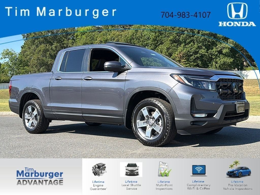 Gray 2026 Honda Ridgeline Pickup Truck All-Wheel Drive 9-Speed Automatic