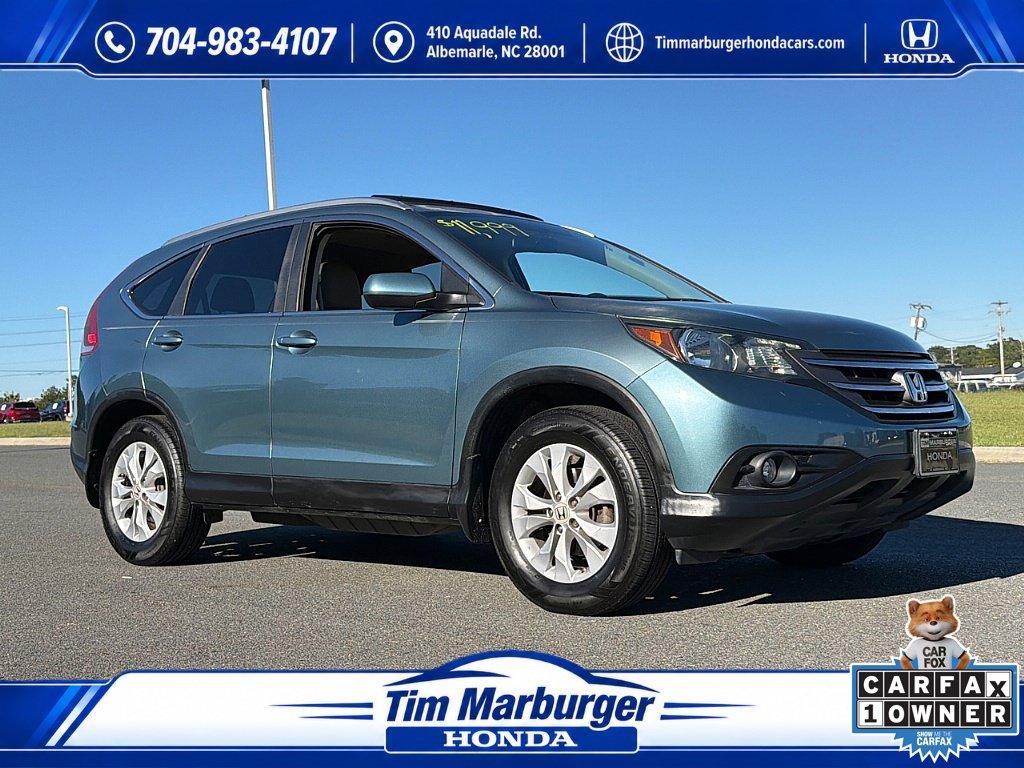 Used 2013 Honda CR-V EX-L with VIN 2HKRM3H73DH522354 for sale in Albemarle, NC
