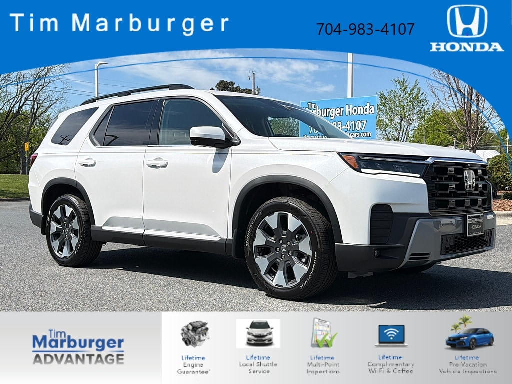 Platinum White Pearl 2026 Honda Pilot Elite AWD SUV / Crossover All-Wheel Drive Automatic