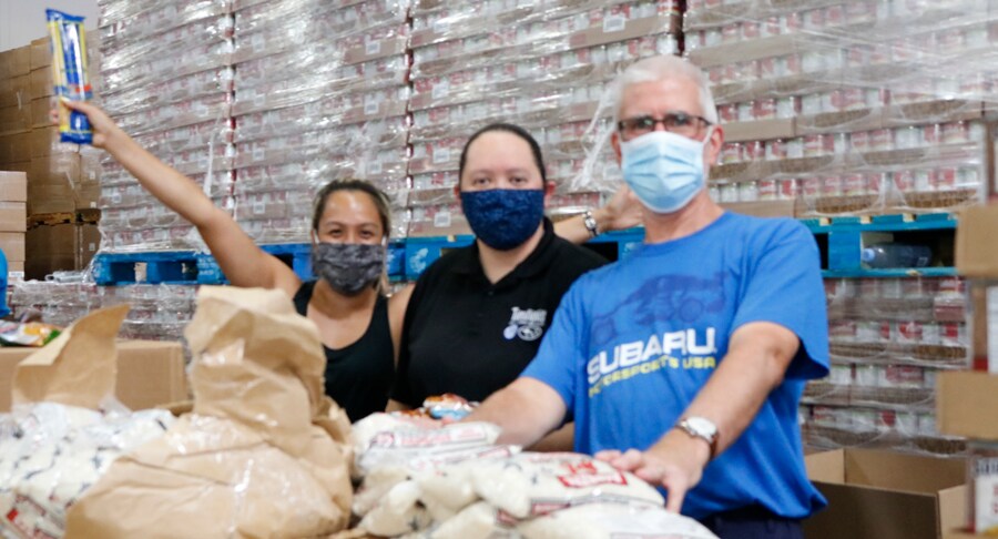 Timmons Subaru Long Beach brings joy to volunteering at the OC Food Bank