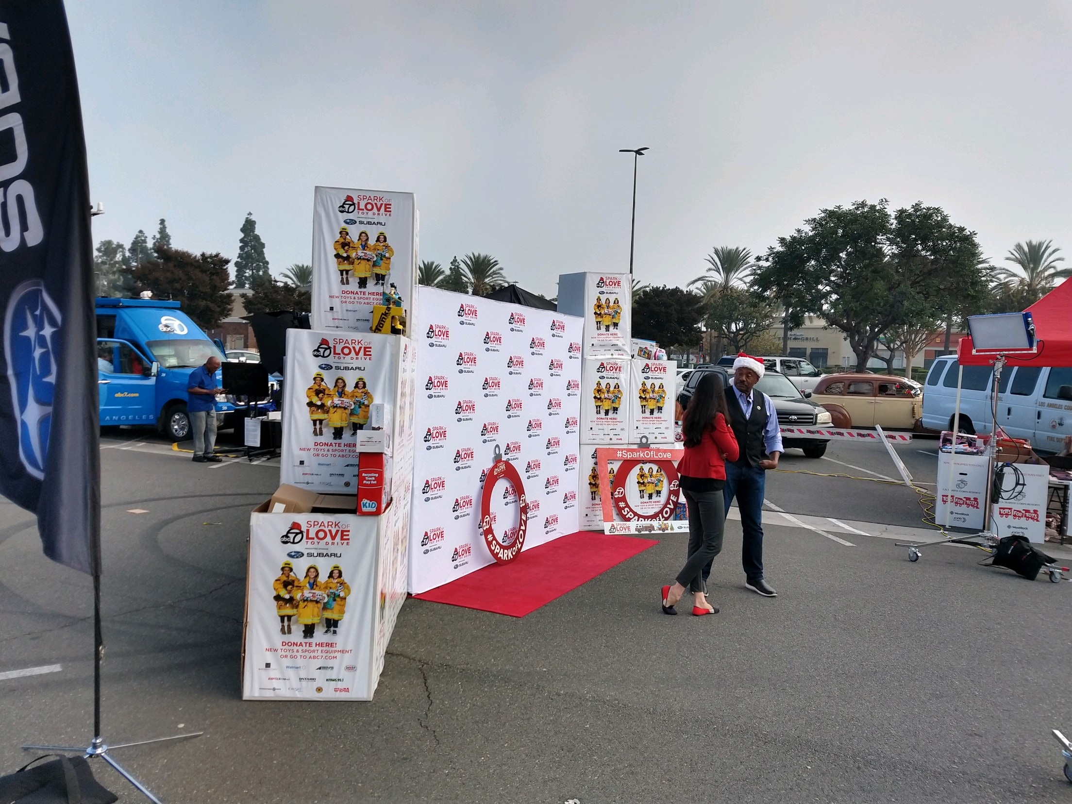 Timmons of Long Beach proudly supports and participates in the ABC 7 Spark of Love Charity Toy Drive Event presented by Subaru