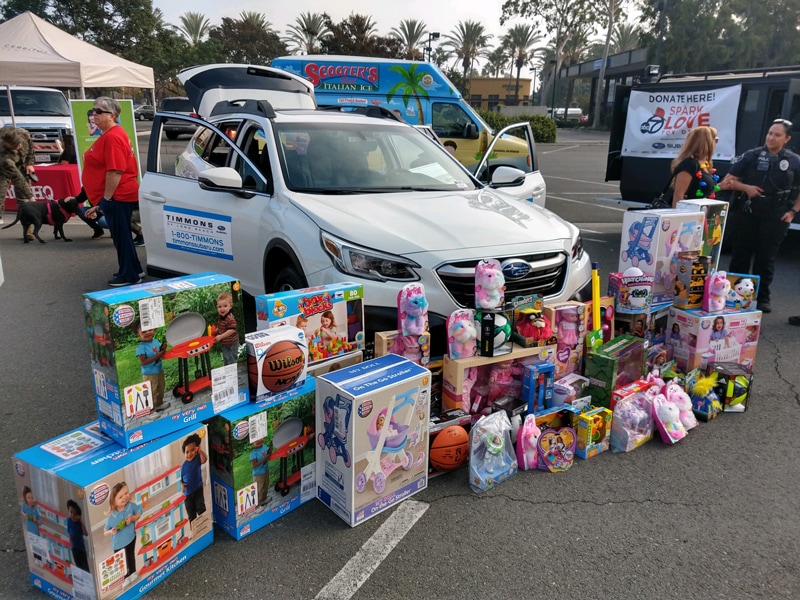 Timmons-Subaru-Spark-of-Love-Toy-Drive-2019.jpg Timmons Long Beach supports Spark of Love charity toy drive event for the holidays