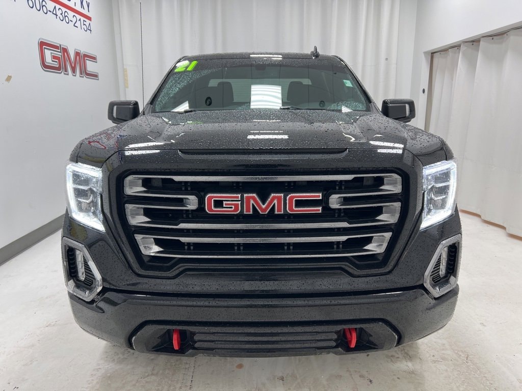 Used 2021 GMC Sierra 1500 AT4 with VIN 3GTP9EED0MG182233 for sale in Hazard, KY