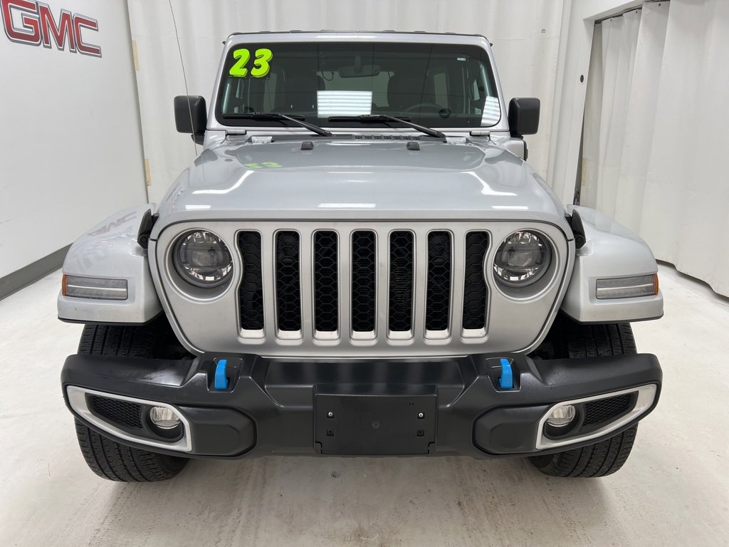Used 2023 Jeep Wrangler 4xe Sahara 4XE with VIN 1C4JJXP62PW695867 for sale in Hazard, KY