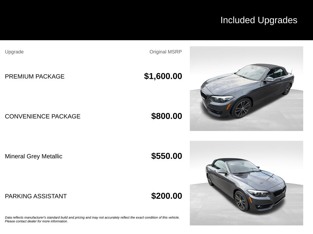Used 2021 BMW 230i xDrive Convertible