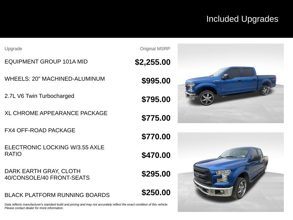 Used 2016 Ford F-150 Truck SuperCrew Cab