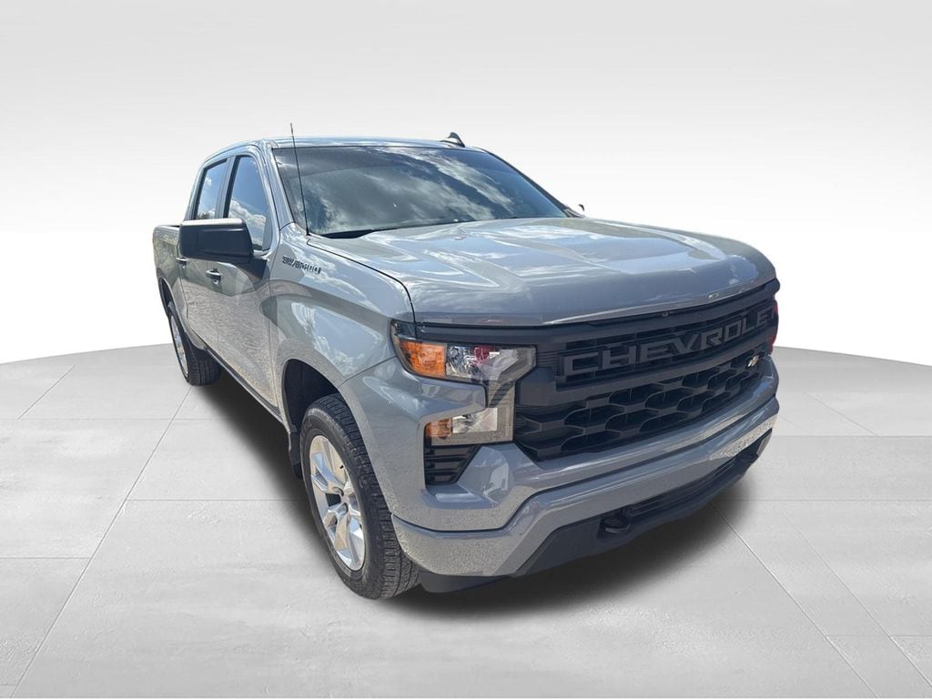 Used 2024 Chevrolet Silverado 1500 Custom Truck Crew Cab