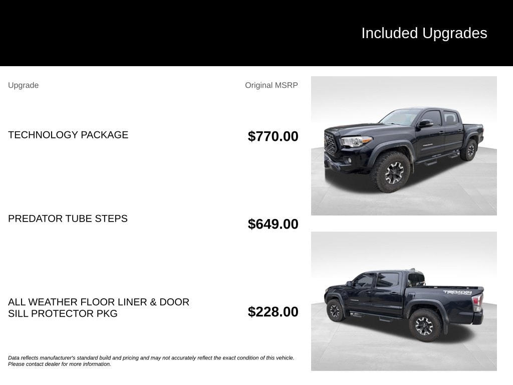 Used 2020 Toyota Tacoma TRD Off Road V6 Truck Double Cab