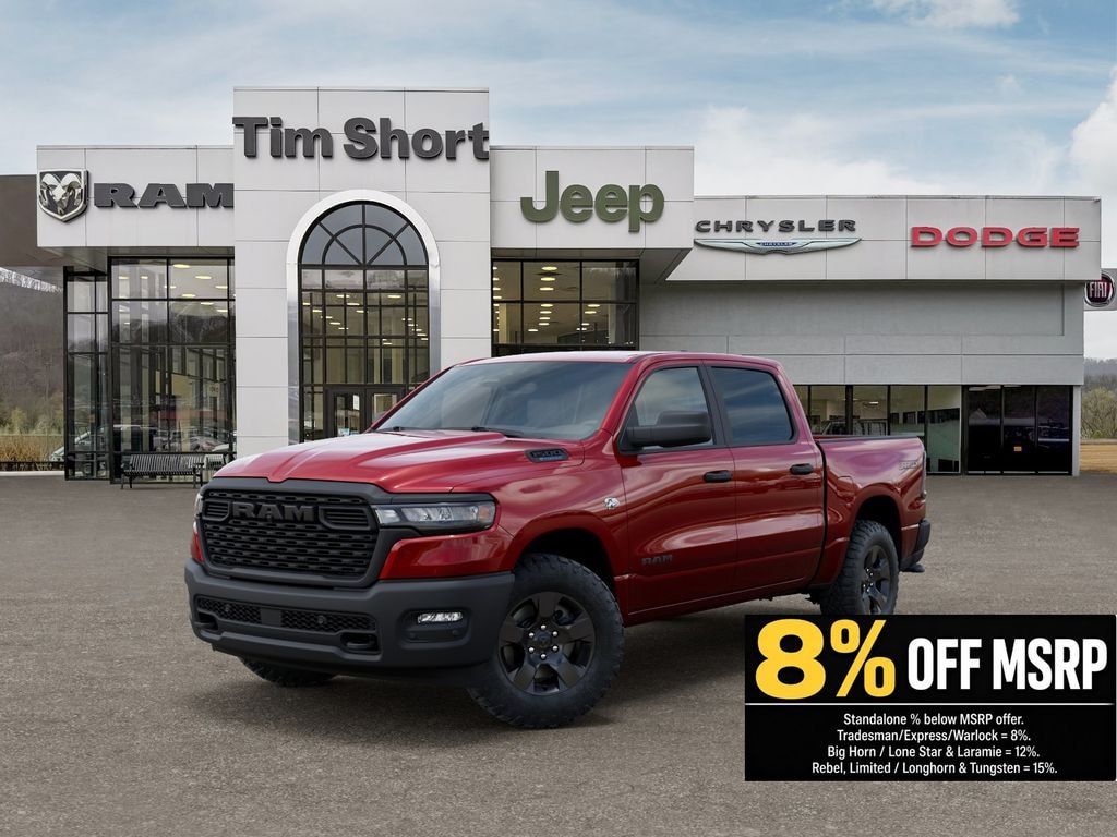New 2026 Ram 1500 WARLOCK CREW CAB 4X4 5'7 BOX Pickup