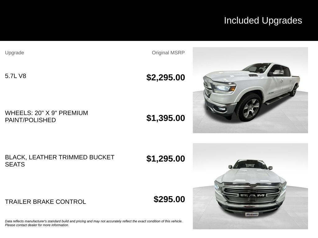Used 2021 Ram 1500 Laramie Truck Crew Cab