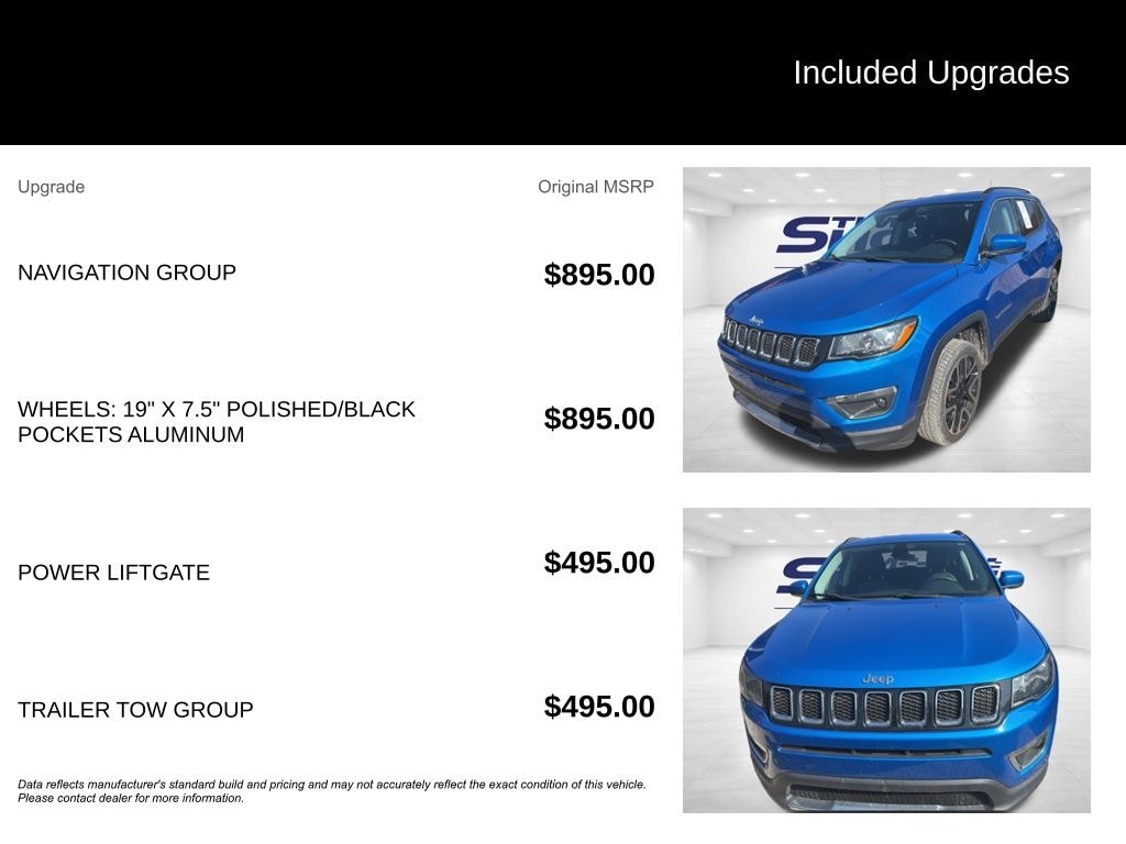 Used 2017 Jeep New Compass Limited 4x4 SUV