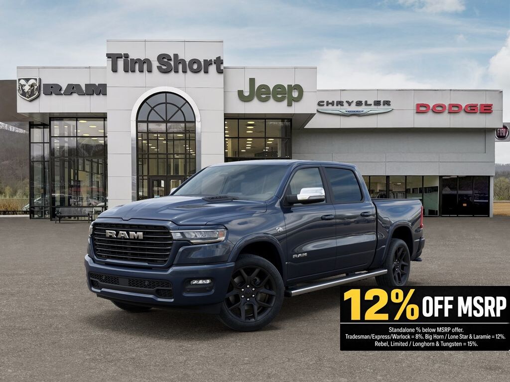 New 2026 Ram 1500 LARAMIE CREW CAB 4X4 5'7 BOX Pickup