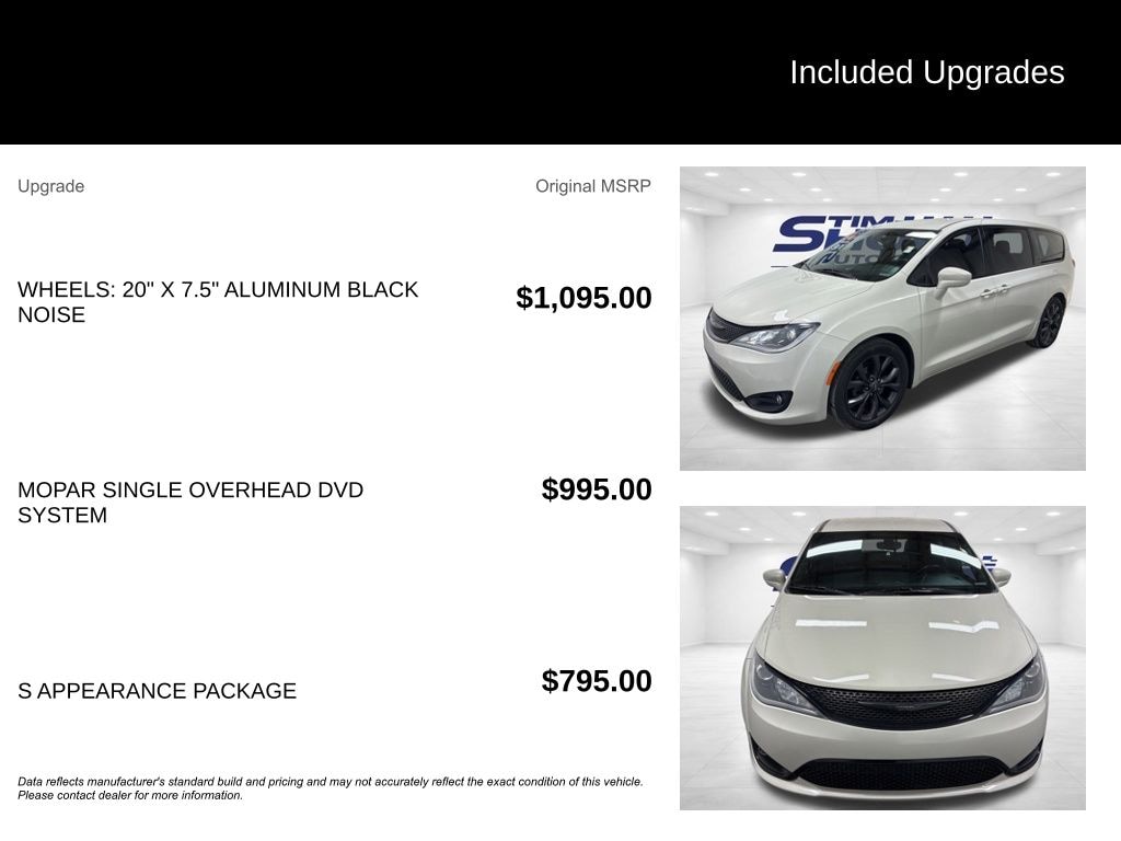 Used 2020 Chrysler Pacifica Touring Van Passenger Van