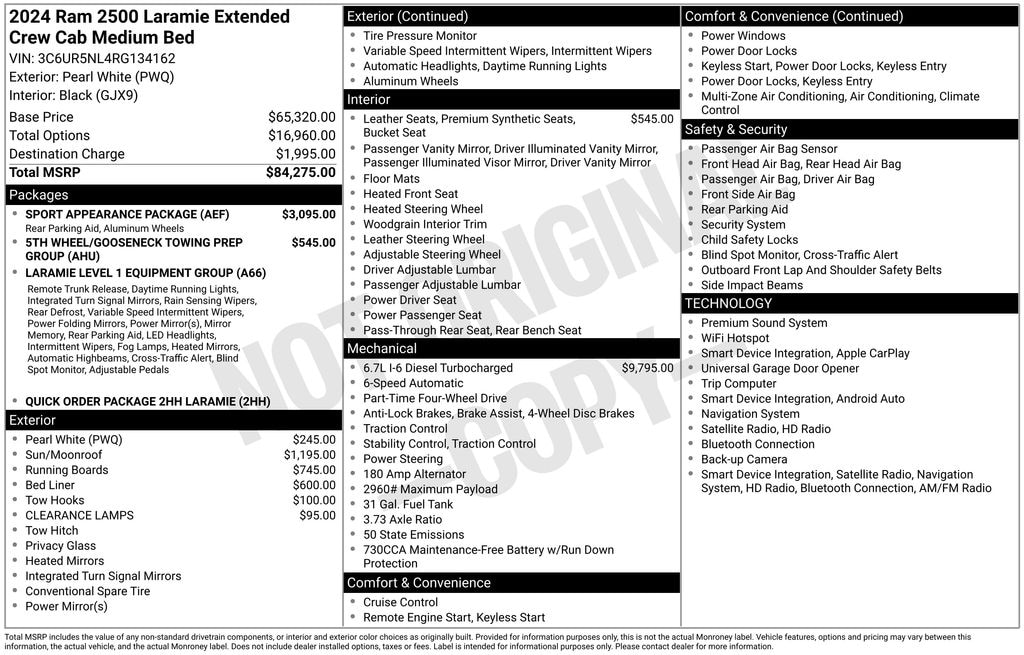 Used 2024 Ram 2500 Laramie Truck Mega Cab