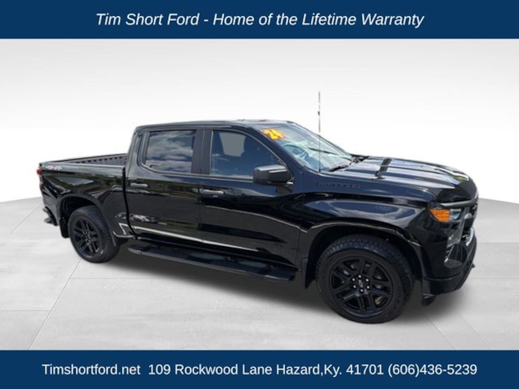 Used 2024 Chevrolet Silverado 1500 Custom Truck Crew Cab