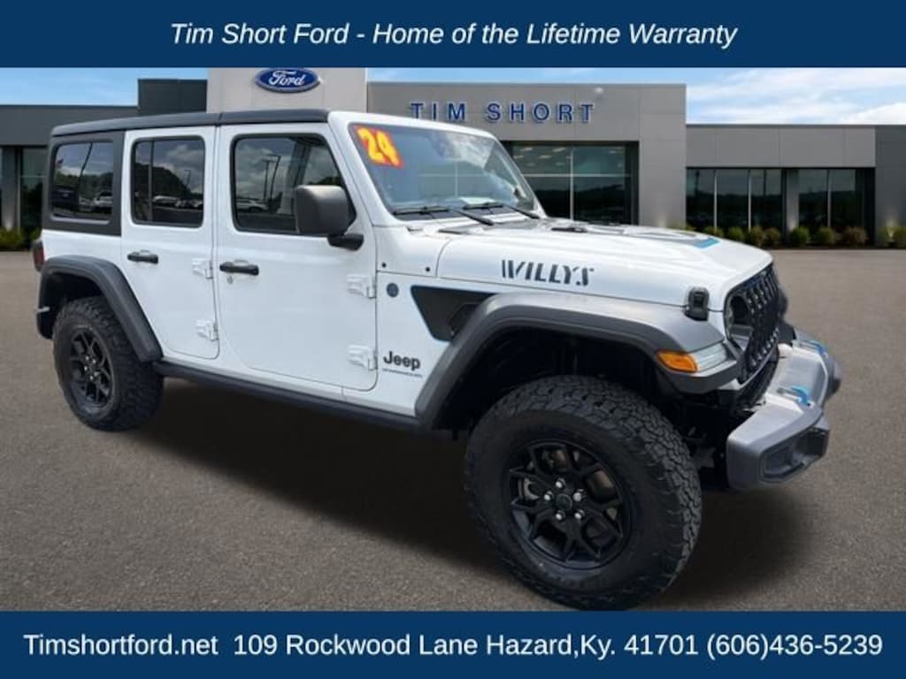 Used 2024 Jeep Wrangler 4xe Sport SUV