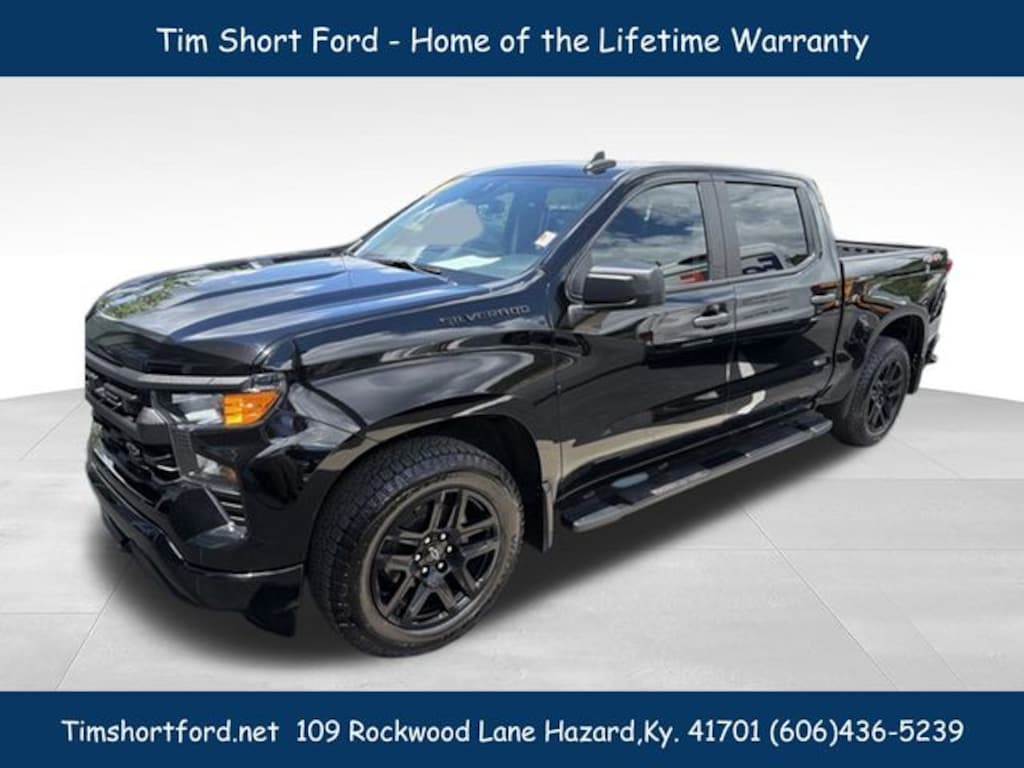 Used 2024 Chevrolet Silverado 1500 Custom Truck Crew Cab