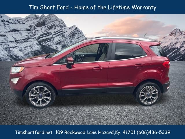 Used 2020 Ford Ecosport Titanium with VIN MAJ3S2KEXLC376998 for sale in Hazard, KY