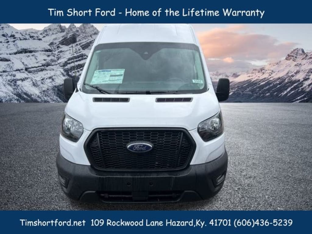 New 2025 Ford Transit-350 Cargo Base w/9,950 lb. GVWR Van High Roof Van