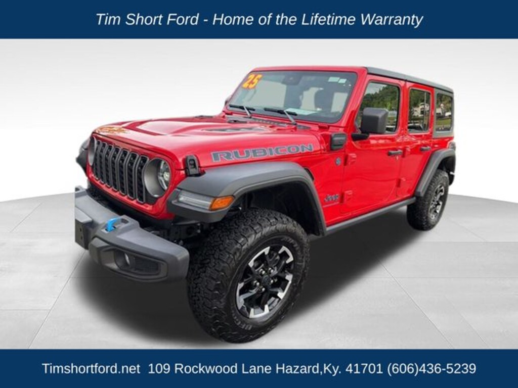 Used 2025 Jeep Wrangler 4xe Rubicon SUV