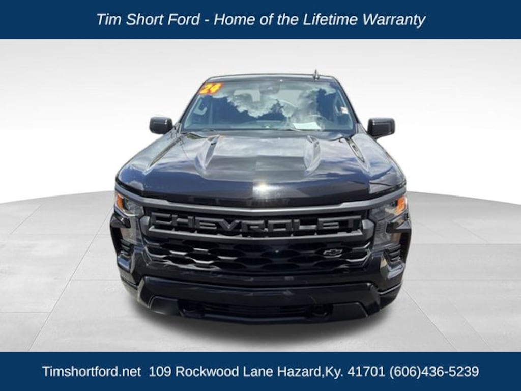 Used 2024 Chevrolet Silverado 1500 Custom Truck Crew Cab