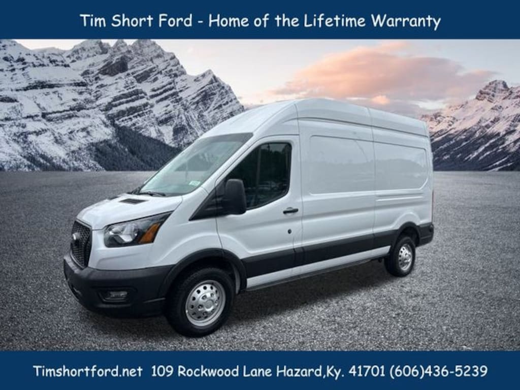 New 2025 Ford Transit-350 Cargo Base w/9,950 lb. GVWR Van High Roof Van