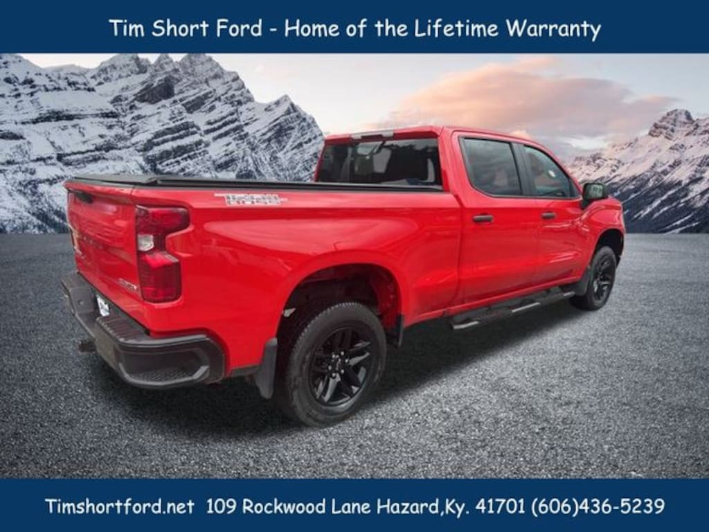 Used 2023 Chevrolet Silverado 1500 Custom Trail Boss Truck Crew Cab