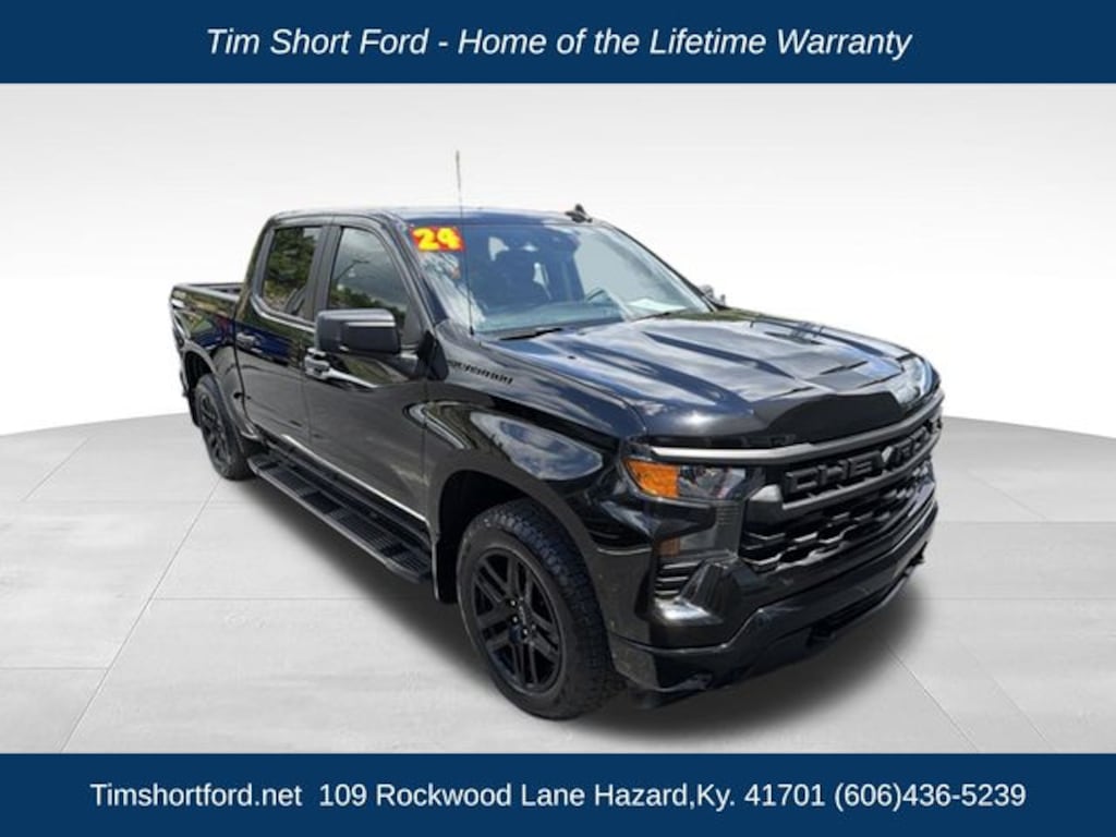 Used 2024 Chevrolet Silverado 1500 Custom Truck Crew Cab