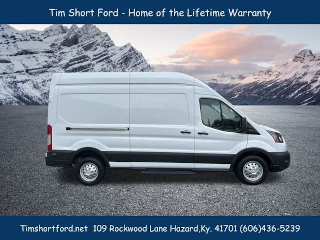 New 2025 Ford Transit-350 Cargo Base w/9,950 lb. GVWR Van High Roof Van