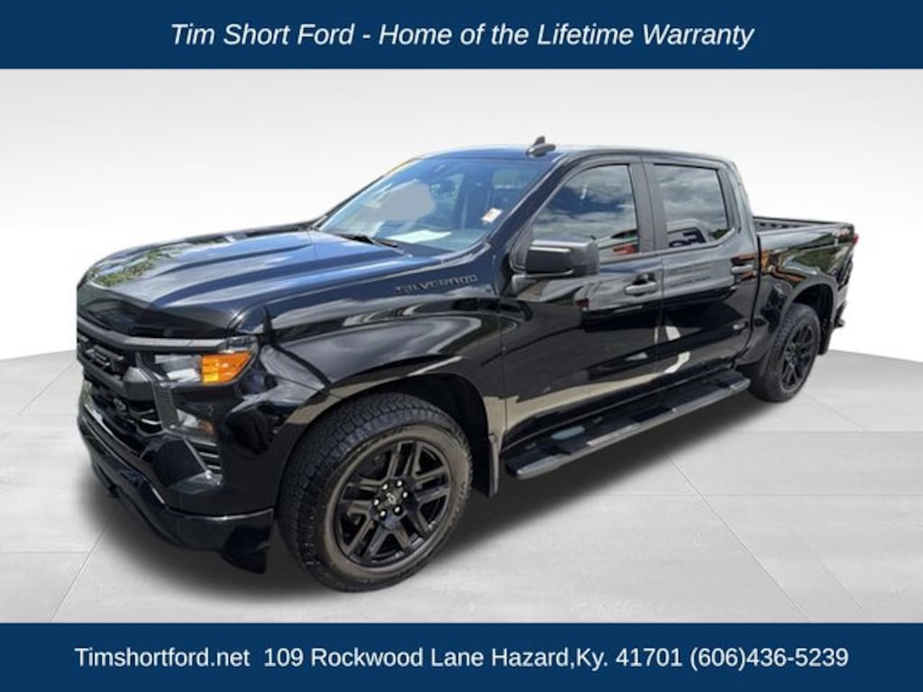 Used 2024 Chevrolet Silverado 1500 Custom Truck Crew Cab
