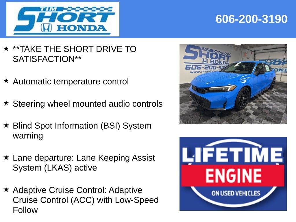 New 2026 Honda Civic Sport Hatchback