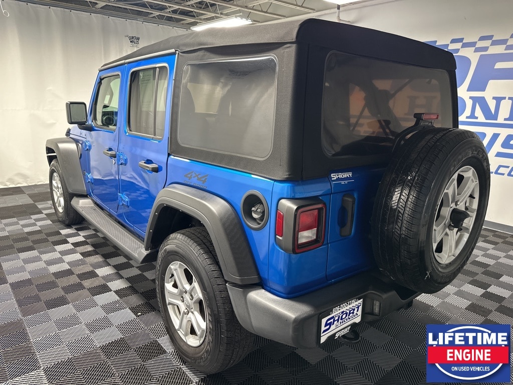 Used 2021 Jeep Wrangler Unlimited Sport S with VIN 1C4HJXDN0MW701901 for sale in Ivel, KY