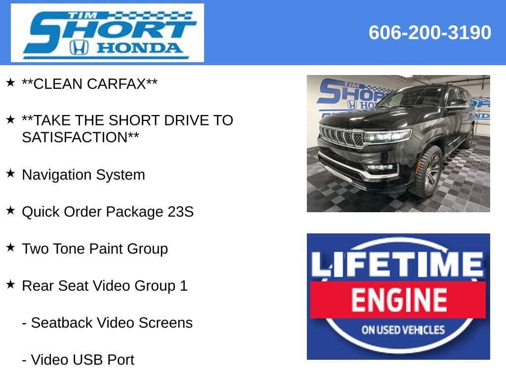 Used 2023 Jeep Grand Wagoneer Base SUV