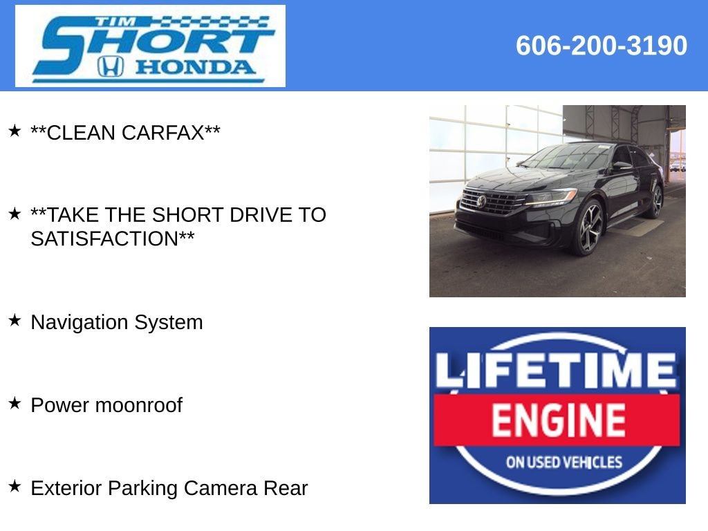 Used 2021 Volkswagen Passat 2.0T R-Line Sedan